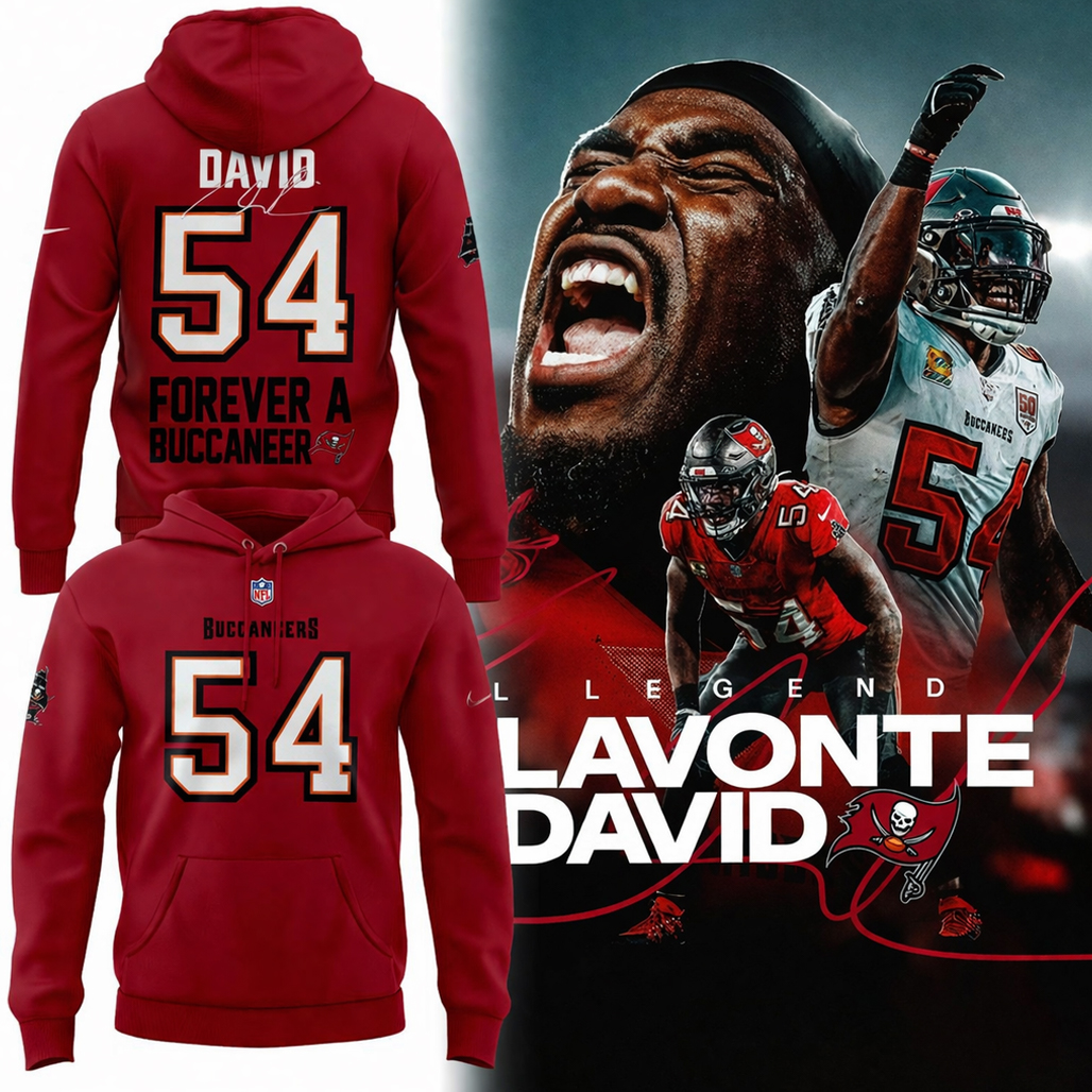 Tampa Bay Buccaneers Lavonte David 2026 Forever a Buccaneer Shirt 2 Tampa Bay Buccaneers Lavonte David 2026 Forever a Buccaneer Hoodie
