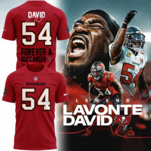 Tampa Bay Buccaneers Lavonte David 2026 Forever a Buccaneer T-Shirt