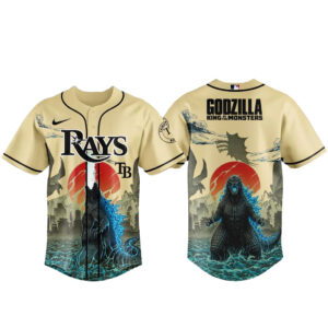 Tampa Bay Rays x Godzilla King of The Monsters Baseball Jersey