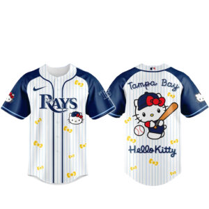 Tampa Bay Rays x Hello Kitty 2026 And Sanrio World Baseball Jersey
