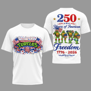 Teenage Mutant Ninja Turtles 250th Anniversary of America Graphic T-Shirt