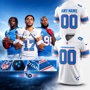 Tennessee Titans White Uniform 2026 Football Jersey