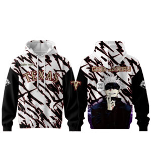 Texas Rangers x Jujutsu Kaisen Night 2026 Gojo Satoru Hoodie