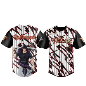 Texas Rangers x Jujutsu Kaisen Night 2026 Toji Fushiguro Baseball Jersey