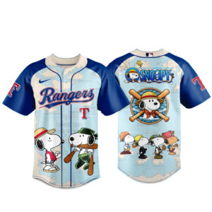 Texas Rangers x Snoopy 2026 Baseball Jersey