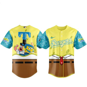 Texas Rangers x SpongeBob SquarePants 2026 Baseball Jersey