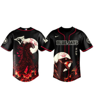 Toronto Blue Jays x Godzilla Minus Zero Baseball Jersey