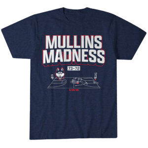 UConn Basketball Braylon Mullins Madness Shot Diagram T-Shirt