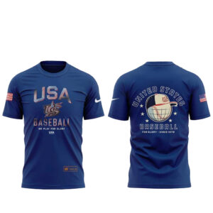 USA Baseball 2026 World Baseball We Play For Glory T-Shirt