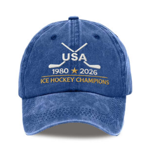 USA Ice Hockey Champions 1980-2026 Hat