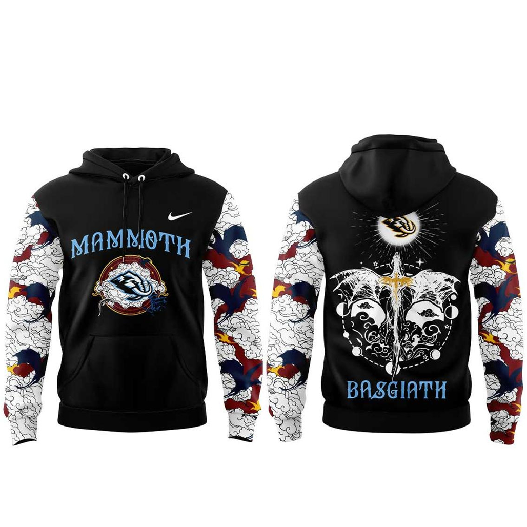 Utah Mammoth Fourth Wings 2026 Basgiath Night Shirt 2 Utah Mammoth Fourth Wings 2026 Basgiath Night Hoodie