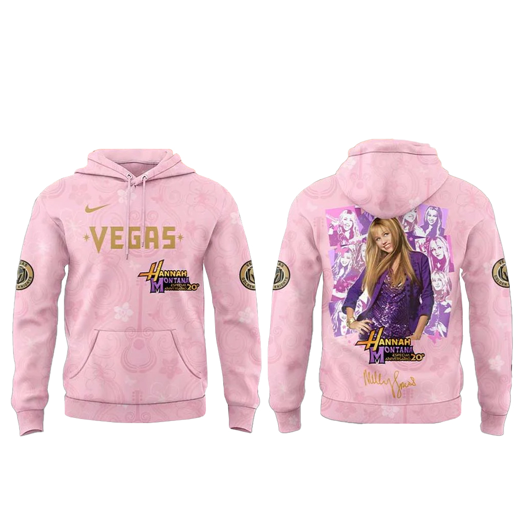 Vegas Golden Knights x Hannah Montana 20th Anniversary Shirt 2 Vegas Golden Knights x Hannah Montana 20th Anniversary Hoodie
