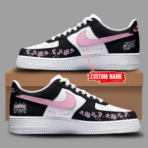 Washington Capitals Cherry Bloom 2026 Custom Name Air Force 1 Shoes Sneakers
