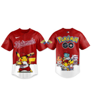 Washington Capitals Pokemon Go Night 2026 Game Baseball Jersey