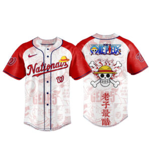 Washington Capitals x One Piece Night 2026 Game Baseball Jersey