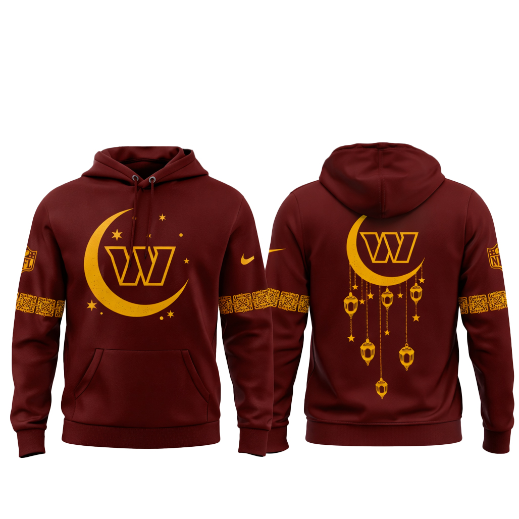 Washington Commanders 2026 Eid Mubarak To All Those Who Celebrate Shirt 2 Washington Commanders 2026 Eid Mubarak To All Those Who Celebrate Hoodie
