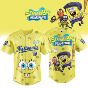 Washington Nationals x SpongeBob SquarePants 2026 Baseball Jersey