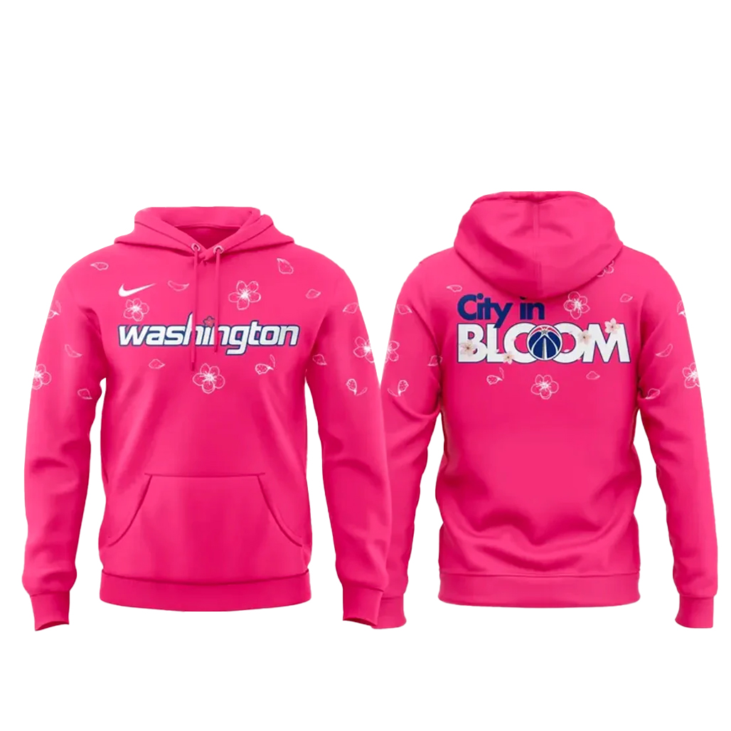 Washington Wizards In Bloom Uniform Season 2026-27 Shirt Version 2 2 Washington Wizards In Bloom Uniform Season 2026-27 Hoodie Version 2