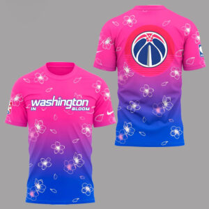 Washington Wizards In Bloom Uniform Season 2026-27 T-Shirt Version 1