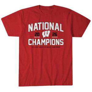 Wisconsin Women's Hockey 2026 National Champions T-Shirt