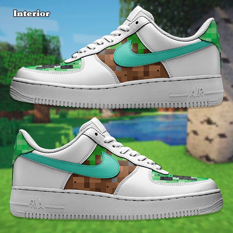 Air Force 1 Shoes Sneakers x Minecraft 3 Air Force 1 Shoes Sneakers x Minecraft - Image 3