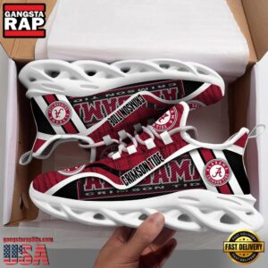 Alabama Crimson Tide NCAA Clunky Air Max Shoes Air Cushion Sneakers