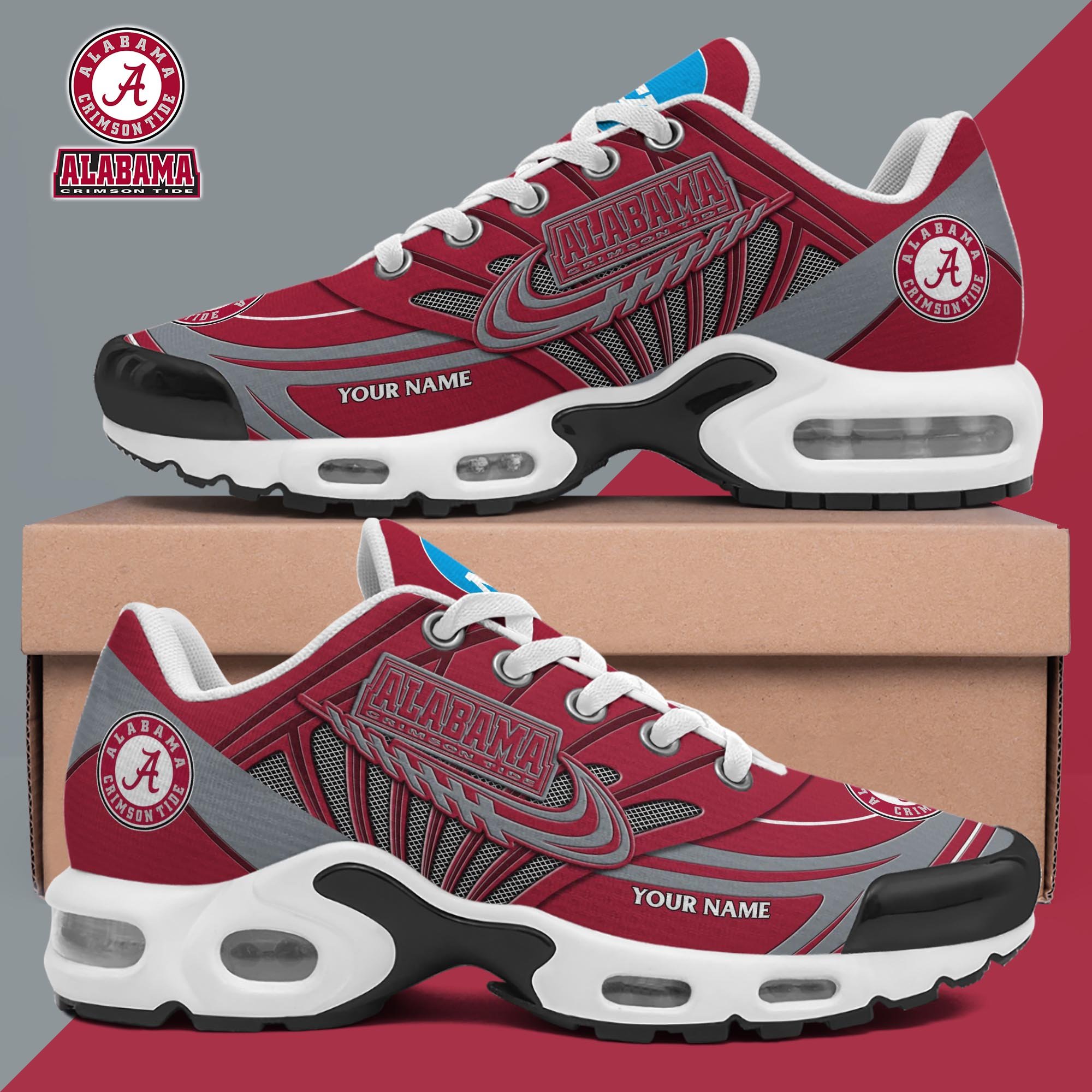 Alabama Crimson Tide Shoes 2025 Version Custom Your Name 1 Alabama Crimson Tide Shoes 2025 Version Custom Your Name