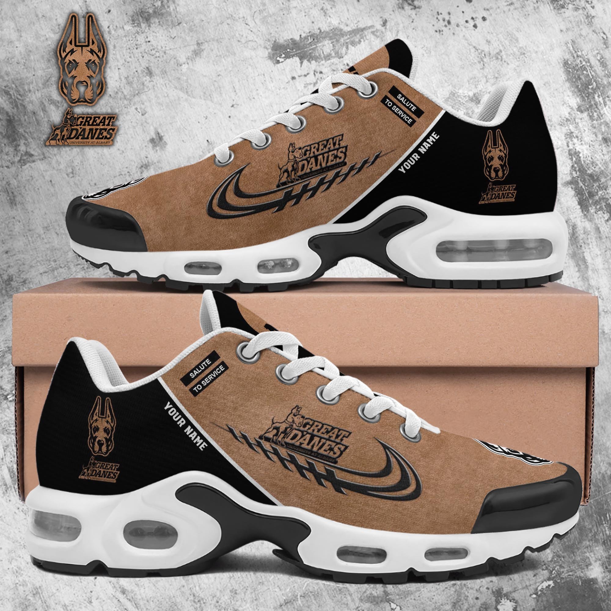 Albany Great Danes Shoes 2025 Version Custom Name, Shoes For Football Fans, Fan Gifts Ph637 1 Albany Great Danes Shoes 2025 Version Custom Name, Shoes For Football Fans, Fan Gifts Ph637