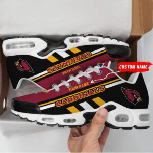 Arizona Cardinals Custom Name Logo Air Max Shoes Air Cushion Sneakers