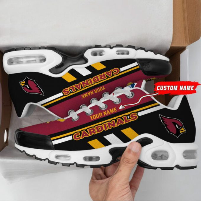 Arizona Cardinals Custom Name Logo Air Max Shoes Air Cushion Sneakers 1 Arizona Cardinals Custom Name Logo Air Max Shoes Air Cushion Sneakers