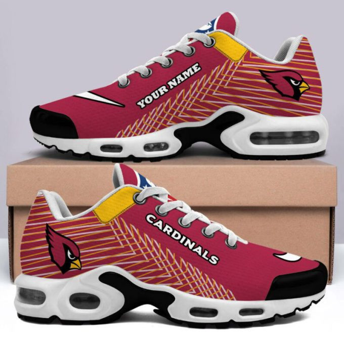 Arizona Cardinals Custom Name Shoes Air Cushion Sneakers 1 Arizona Cardinals Custom Name Shoes Air Cushion Sneakers