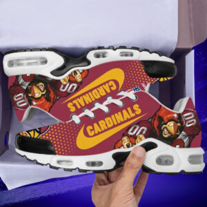 Arizona Cardinals Dot Pattern Custom Name Air Max Shoes Air Cushion Sneakers