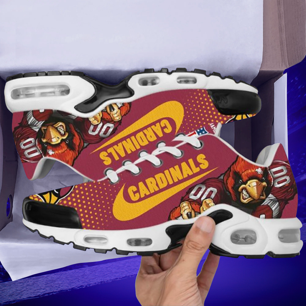 Arizona Cardinals Dot Pattern Custom Name Air Max Shoes Air Cushion Sneakers 1 Arizona Cardinals Dot Pattern Custom Name Air Max Shoes Air Cushion Sneakers