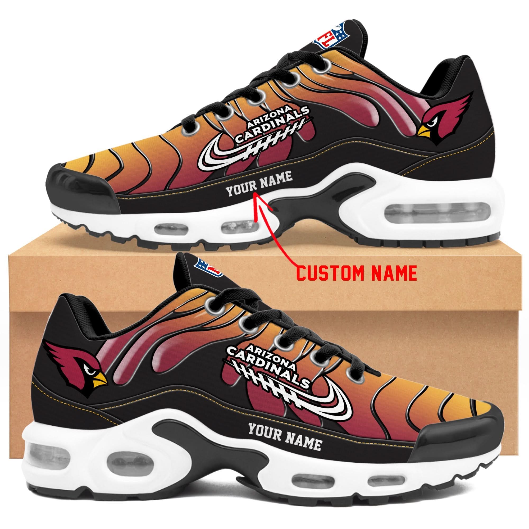 Arizona Cardinals Personalized Air Max Shoes Td 1 Arizona Cardinals Personalized Air Max Shoes Td