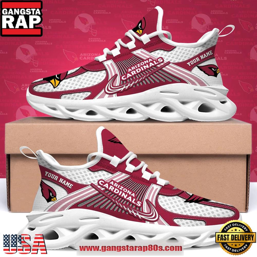 Arizona Cardinals Custom Name Clunky Sneaker Max Soul Shoes 1 Arizona Cardinals Custom Name Clunky Sneaker Max Soul Shoes