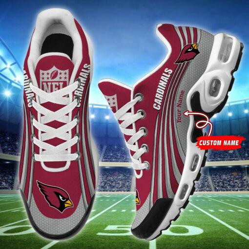 Arizona Cardinals Personalized Name Team Colors Wave Lines Air Max Shoes Air Cushion Sneakers 1 Arizona Cardinals Personalized Name Team Colors Wave Lines Air Max Shoes Air Cushion Sneakers