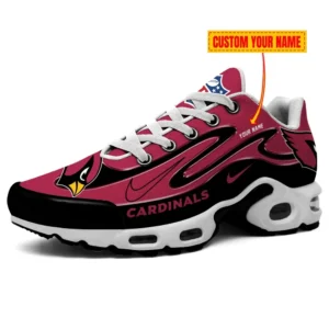 Arizona Cardinals Personalized Name Team Mix Colors V2 Air Max Shoes Air Cushion Sneakers