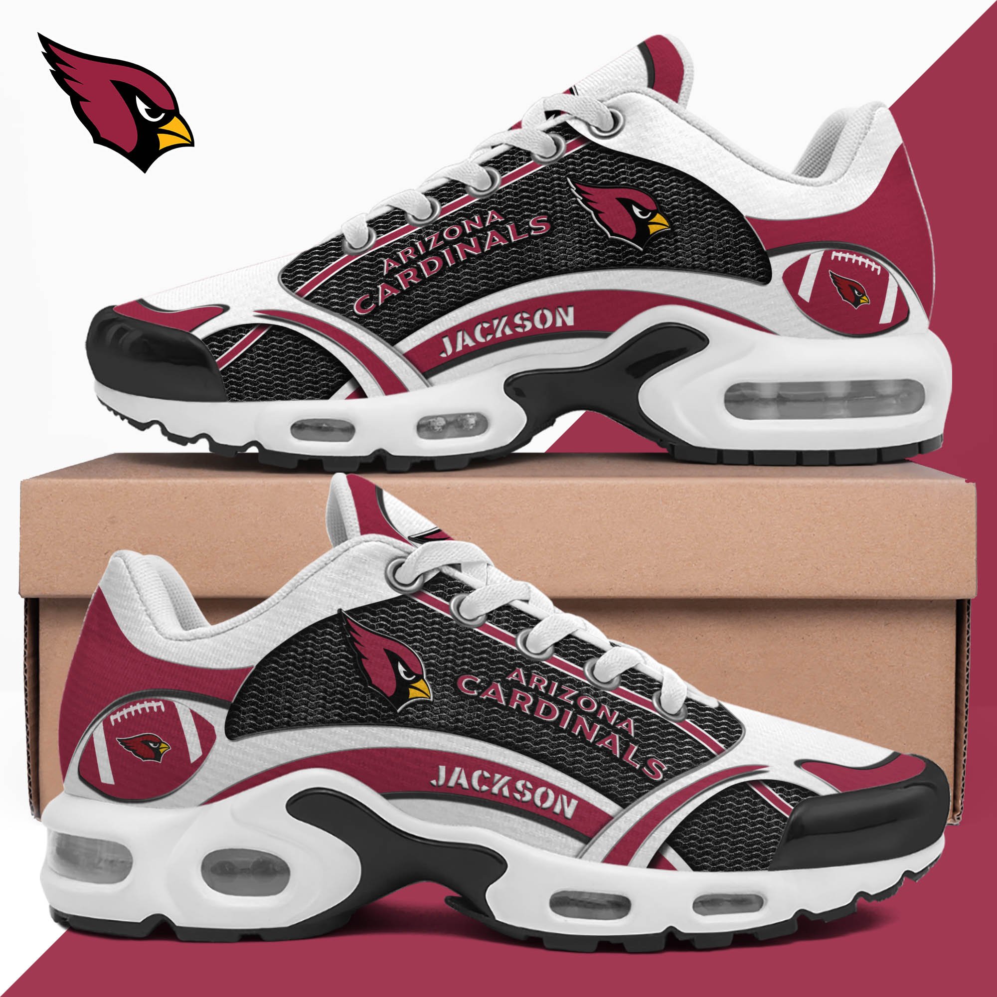 Arizona Cardinals Team Shoes 2025 Version Custom Name 889 1 Arizona Cardinals Team Shoes 2025 Version Custom Name 889