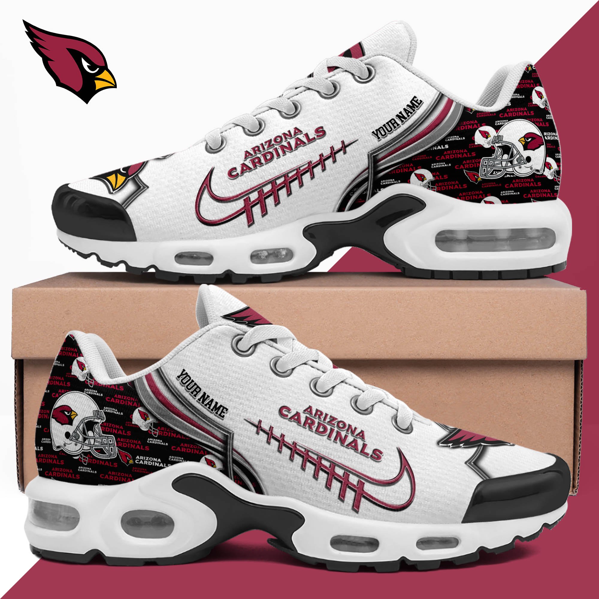 Arizona Cardinals Shoes 2025 Version Custom Your Name 642 1 Arizona Cardinals Shoes 2025 Version Custom Your Name 642