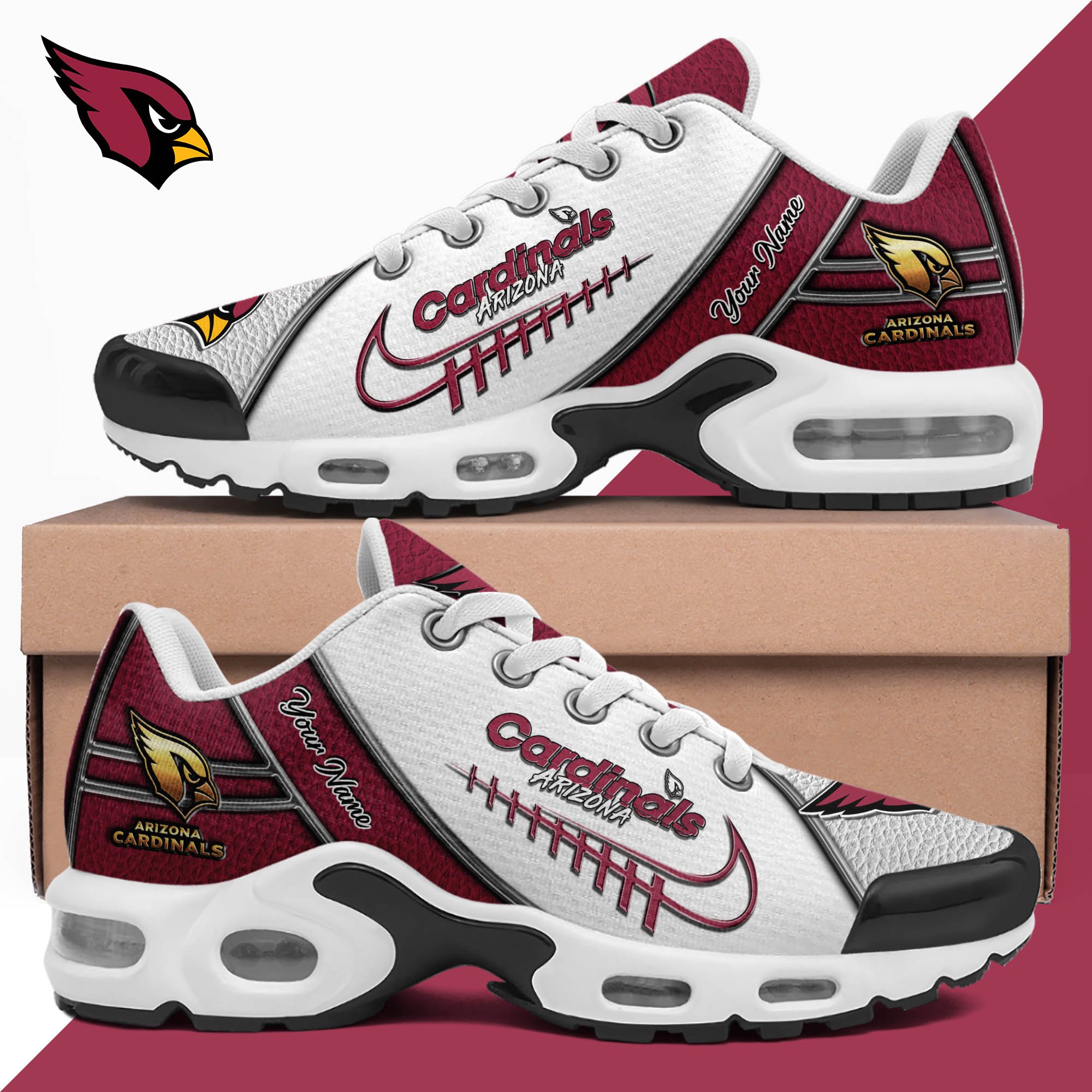 Arizona Cardinals Shoes 2025 Version Custom Your Name, Football Team Shoes 516 1 Arizona Cardinals Shoes 2025 Version Custom Your Name, Football Team Shoes 516
