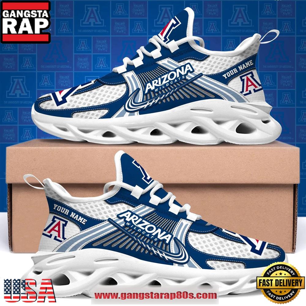 Arizona Wildcats Custom Name Clunky Sneaker Max Soul Shoes 1 Arizona Wildcats Custom Name Clunky Sneaker Max Soul Shoes