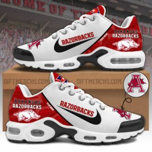 Arkansas Razorbacks Shoes 2025 Version Custom Name, Shoes For Sport Fan, Sport Gifts Ph270