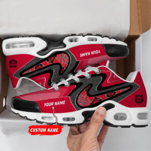 Arkansas State Red Wolves Personalized Name Team Checkmark Logo Mix Colors Stitch Line Shoes Air Cushion Sneakers