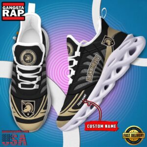 NCAA Army Black Knights Custom Name Air Max Shoes Air Cushion Sneakers