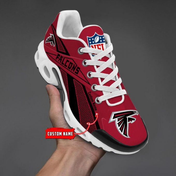 Atlanta Falcons Custom Name Shoes Air Cushion Sneakers 1 Atlanta Falcons Custom Name Shoes Air Cushion Sneakers