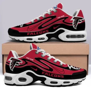 Atlanta Falcons Personalized Name Team Mix Colors V2 Shoes Air Cushion Sneakers