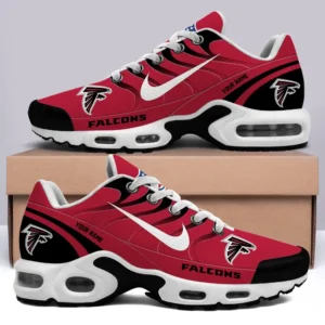 Atlanta Falcons Personalized Name Team Mix Colors V3 Air Max Shoes Air Cushion Sneakers