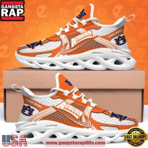 Auburn Tigers Custom Name Clunky Air Max Shoes Air Cushion Sneakers