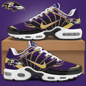 Baltimore Ravens New Air Max Plus Shoes Air Cushion Sneaker 446tj-5607