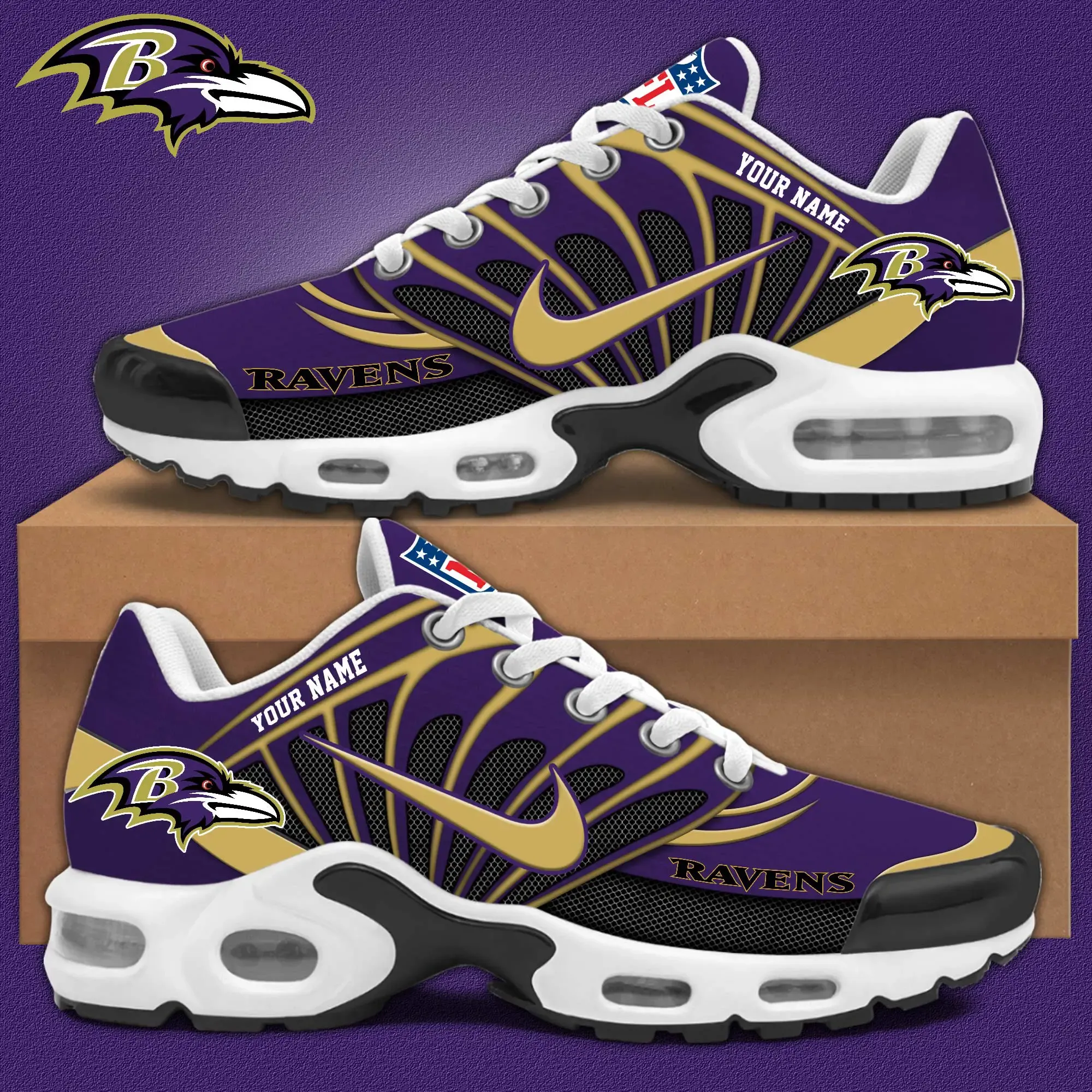Baltimore Ravens New Air Max Plus Shoes Air Cushion Sneaker 446tj-5607 1 Baltimore Ravens New Air Max Plus Shoes Air Cushion Sneaker 446tj-5607